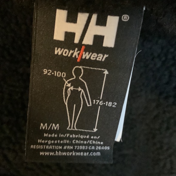 Helly Hansen work/wear Bergholm Fleece lined Jacket Black size M/M - Picture 11 of 11